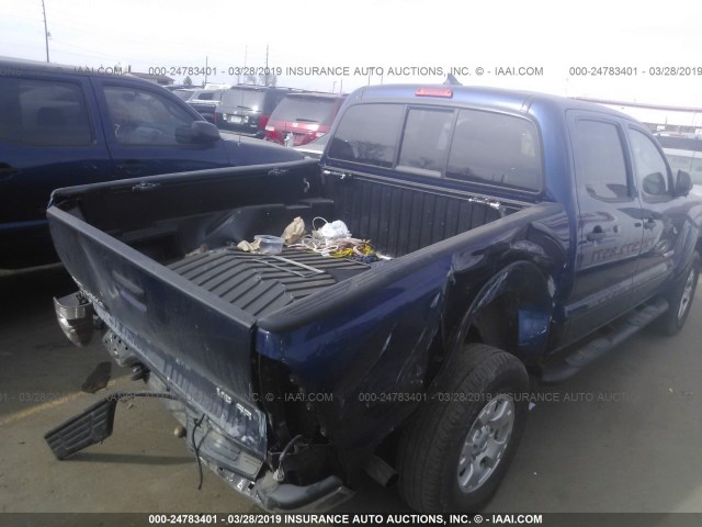 5TFLU4ENXFX113323 - 2015 TOYOTA TACOMA DOUBLE CAB/TRD PRO BLUE photo 6