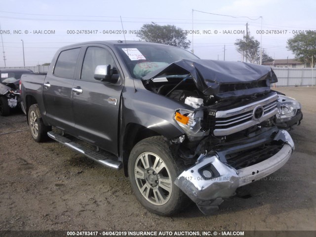 5TFAW5F17GX574404 - 2016 TOYOTA TUNDRA CREWMAX 1794/PLATINUM GRAY photo 1