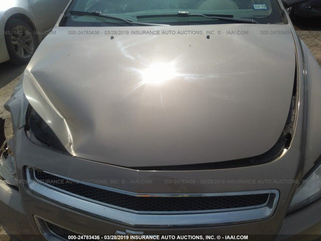 1G1ZH57B68F167422 - 2008 CHEVROLET MALIBU 1LT 棕色 照片 10