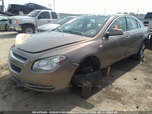 1G1ZH57B68F167422 - 2008 CHEVROLET MALIBU 1LT 棕色 照片 2