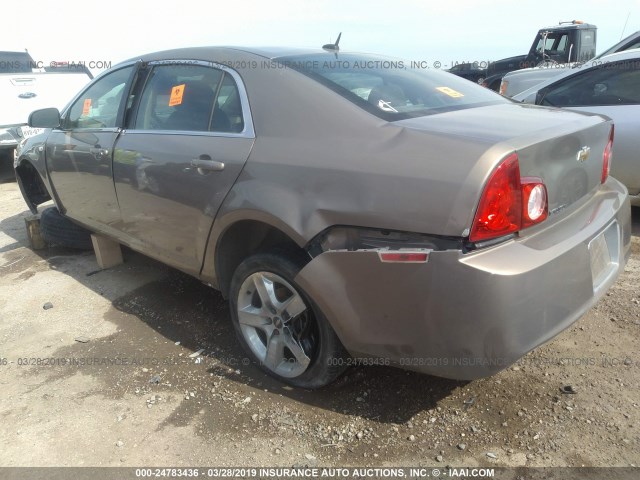 1G1ZH57B68F167422 - 2008 CHEVROLET MALIBU 1LT 棕色 照片 3