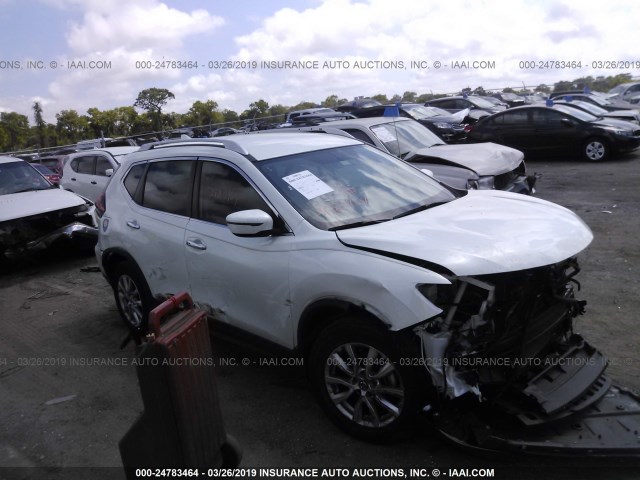 KNMAT2MT0HP528412 - 2017 NISSAN ROGUE S/SV WHITE photo 1