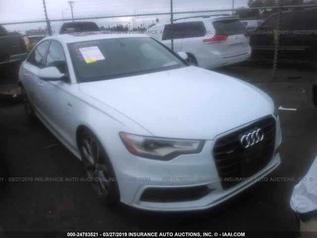 WAUHGAFC9CN086919 - 2012 AUDI A6 PRESTIGE WHITE photo 1