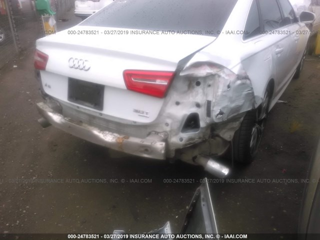 WAUHGAFC9CN086919 - 2012 AUDI A6 PRESTIGE WHITE photo 5