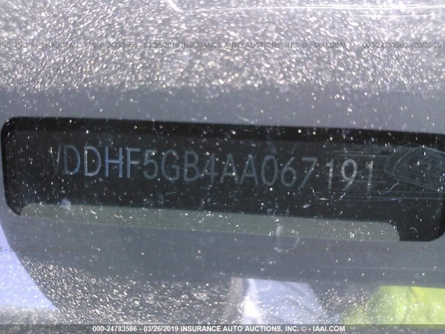 WDDHF5GB4AA067191 - 2010 MERCEDES-BENZ E 350 WHITE photo 9