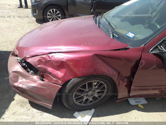 1G2NE52F64M677997 - 2004 PONTIAC GRAND AM SE MAROON photo 6