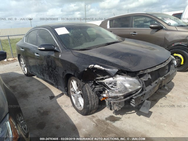 1N4AA51E59C859014 - 2009 NISSAN MAXIMA S/SV BLACK photo 1