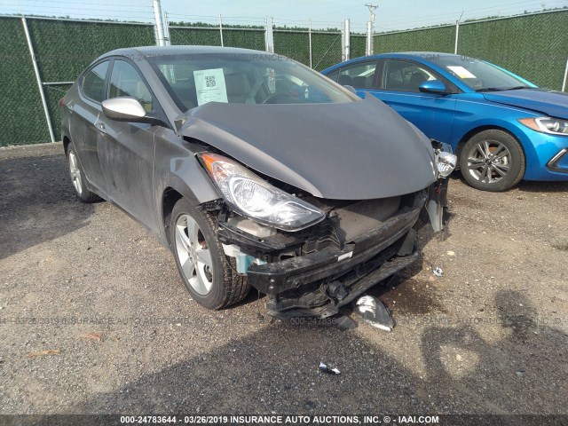 5NPDH4AE7DH303636 - 2013 HYUNDAI ELANTRA GLS/LIMITED Pewter photo 1