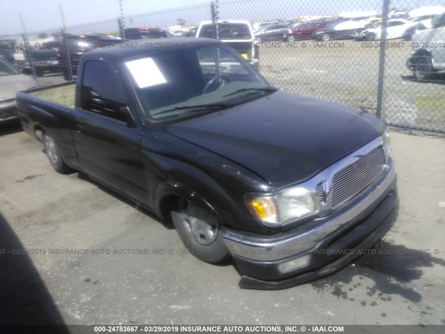 5TENL42N61Z864940 - 2001 TOYOTA TACOMA BLACK photo 1