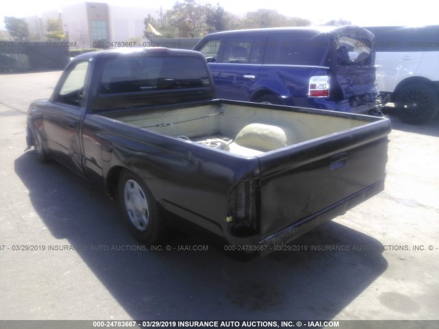 5TENL42N61Z864940 - 2001 TOYOTA TACOMA BLACK photo 3