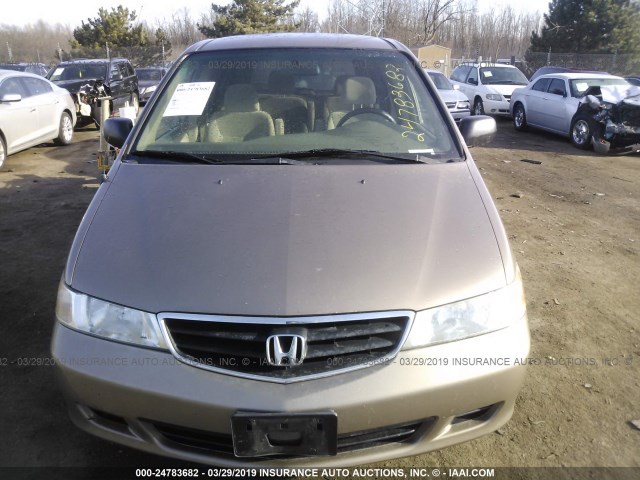 5FNRL18564B046248 - 2004 HONDA ODYSSEY LX GOLD photo 6