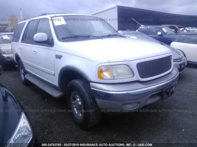 1FMPU18L71LA45097 - 2001 FORD EXPEDITION EDDIE BAUER WHITE photo 1