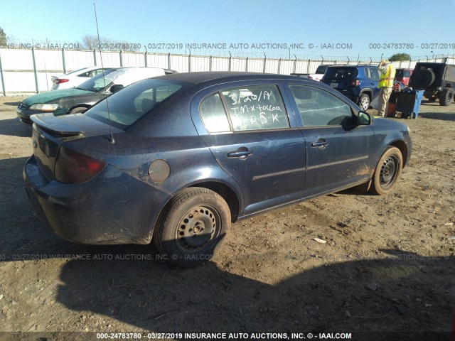 1G1AD5F57A7139469 - 2010 CHEVROLET COBALT 1LT BLUE photo 4