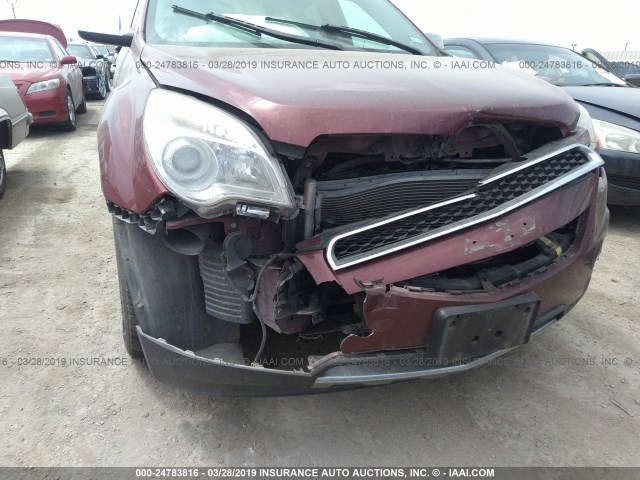 2CNFLFE52B6328924 - 2011 CHEVROLET EQUINOX LTZ MAROON photo 6