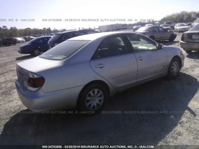 4T1BE32K66U731202 - 2006 TOYOTA CAMRY LE/XLE/SE SILVER photo 4