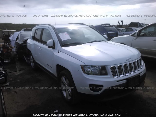 1C4NJDEB9GD722753 - 2016 JEEP COMPASS LATITUDE WHITE photo 1