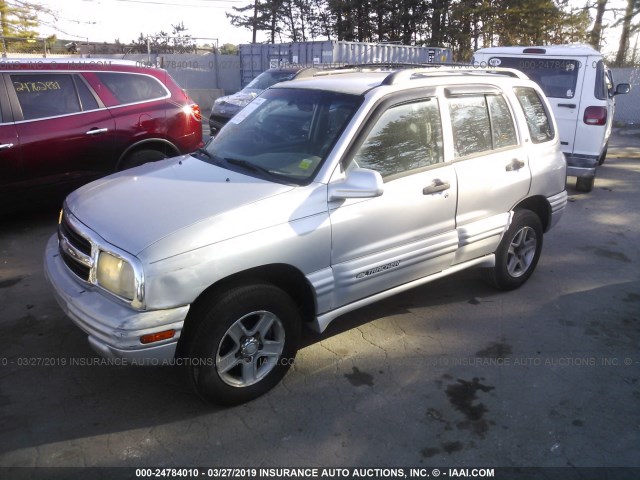 2CNBJ634826910184 - 2002 CHEVROLET TRACKER LT SILVER photo 2