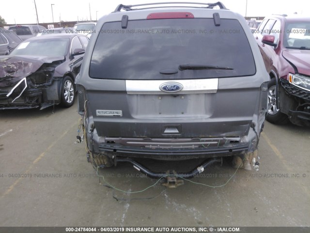 1FMCU9E76CKB77202 - 2012 FORD ESCAPE LIMITED GRAY photo 6