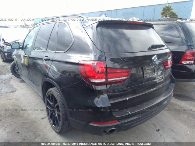 5UXKR0C52F0P05427 - 2015 BMW X5 XDRIVE35I BLACK photo 3