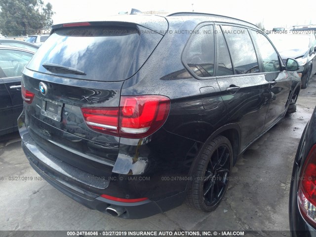 5UXKR0C52F0P05427 - 2015 BMW X5 XDRIVE35I BLACK photo 4