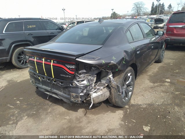 2C3CDXHG2FH890375 - 2015 DODGE CHARGER SXT GRAY photo 6