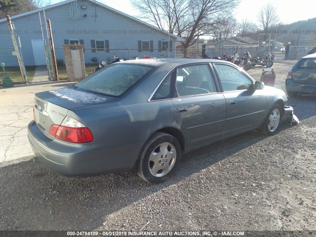 4T1BF28B34U390501 - 2004 TOYOTA AVALON XL/XLS GRAY photo 4