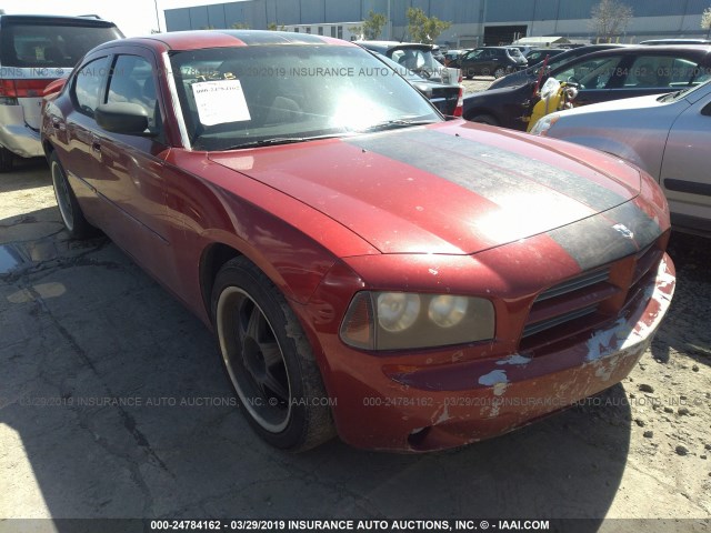 2B3KA43R96H380114 - 2006 DODGE CHARGER SE/SXT RED photo 1