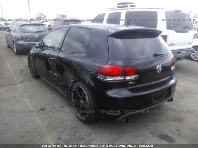 WVWED7AJ9AW270059 - 2010 VOLKSWAGEN GTI BLACK photo 3