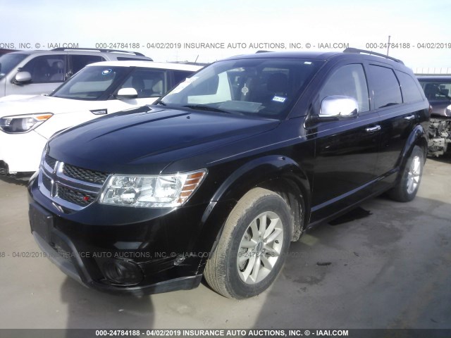 3C4PDCBB8ET217082 - 2014 DODGE JOURNEY SXT BLACK photo 2