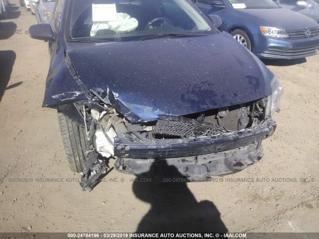 JTKDE3B77A0305522 - 2010 TOYOTA SCION TC მუქი ლურჯი ფოტო 6