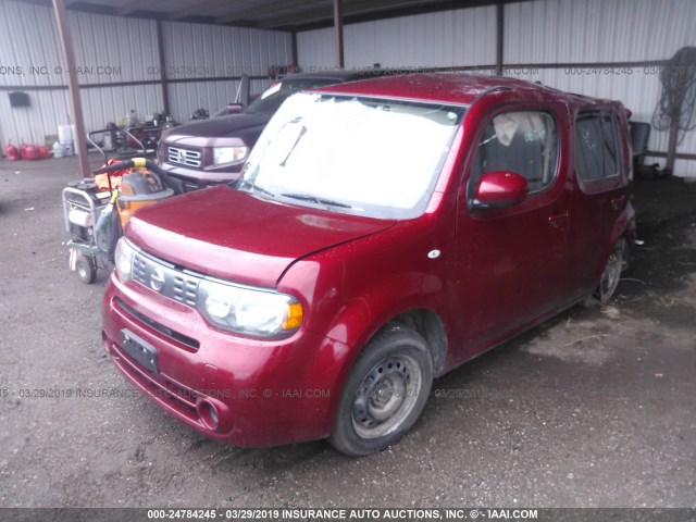 JN8AZ2KR4ET351201 - 2014 NISSAN CUBE S/SL RED photo 2