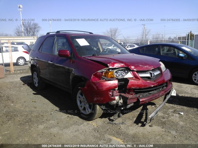 2HNYD18636H523310 - 2006 ACURA MDX TOURING RED photo 1