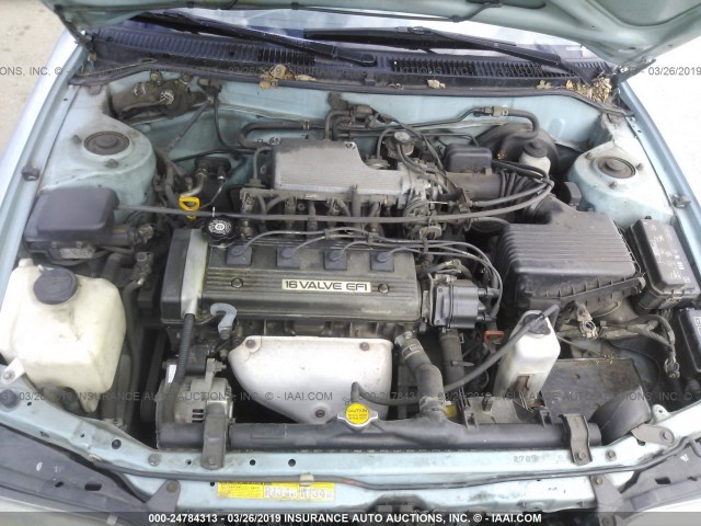 1NXAE09B9RZ182177 - 1994 TOYOTA COROLLA LE/DX BLUE photo 10