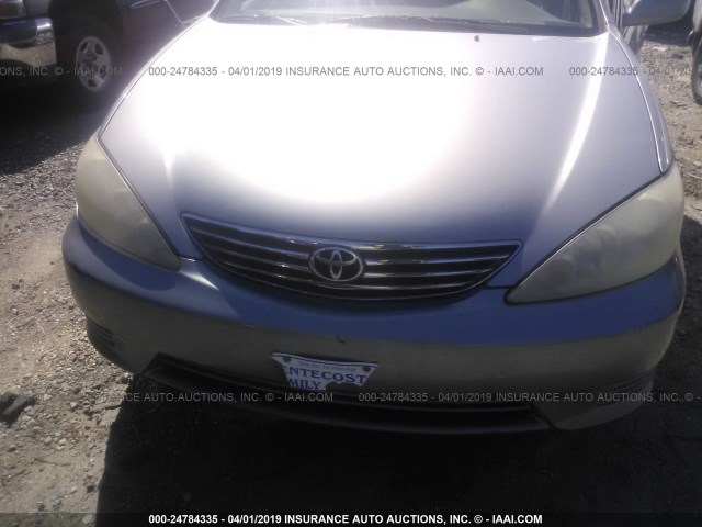 4T1BE32K35U955980 - 2005 TOYOTA CAMRY LE/XLE/SE SILVER photo 6