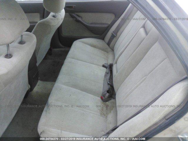 JT2BG12K0T0347561 - 1996 TOYOTA CAMRY DX/LE/XLE SILVER photo 8