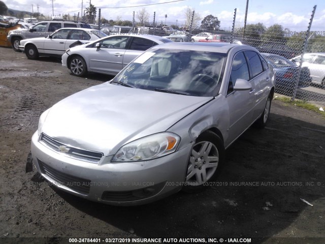 2G1WU58R079274371 - 2007 CHEVROLET IMPALA LTZ SILVER photo 2