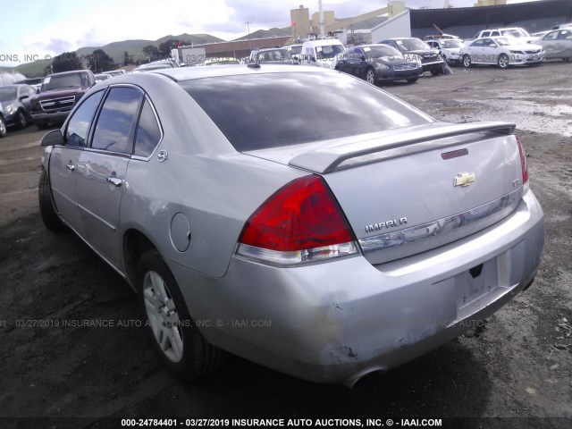 2G1WU58R079274371 - 2007 CHEVROLET IMPALA LTZ SILVER photo 3