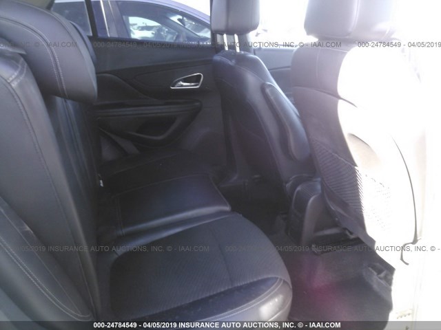 KL4CJASB2EB600524 - 2014 BUICK ENCORE SILVER photo 8