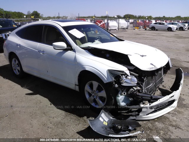 5J6TF1H35BL002032 - 2011 HONDA ACCORD CROSSTOUR EX WHITE photo 1