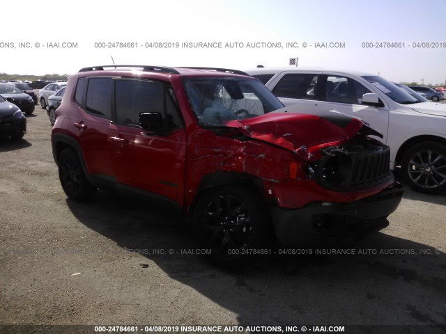 ZACCJABB9HPG22990 - 2017 JEEP RENEGADE LATITUDE RED photo 1