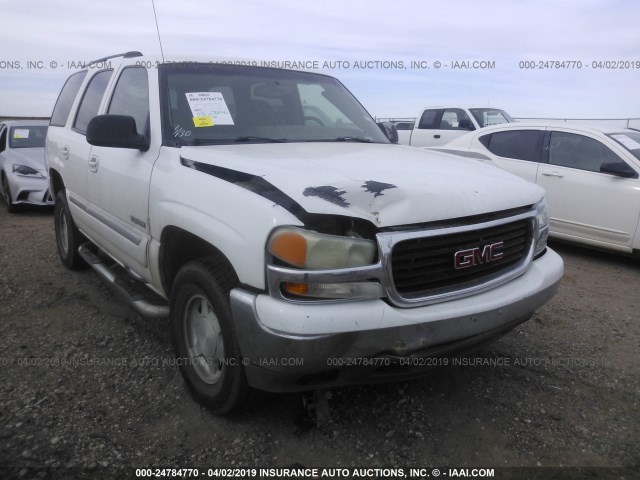 1GKEC13Z03R132290 - 2003 GMC YUKON WHITE photo 6