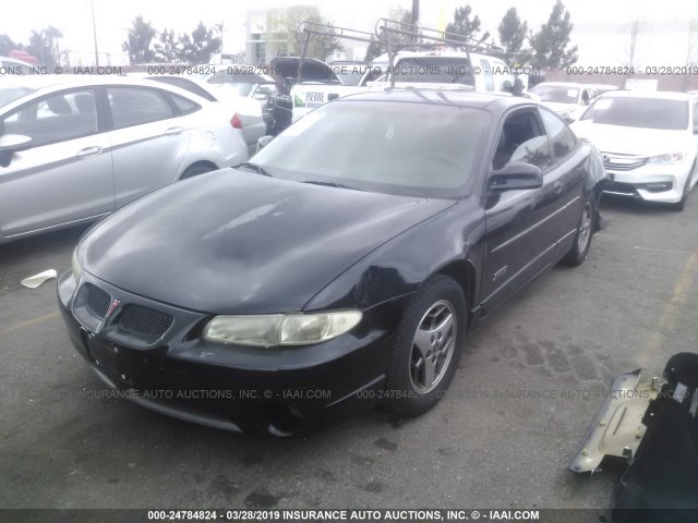 1G2WR12192F125370 - 2002 PONTIAC GRAND PRIX GTP BLACK photo 2