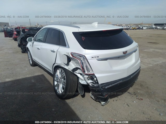 1GYKNERSXKZ217575 - 2019 CADILLAC XT5 PREMIUM LUXURY WHITE photo 3