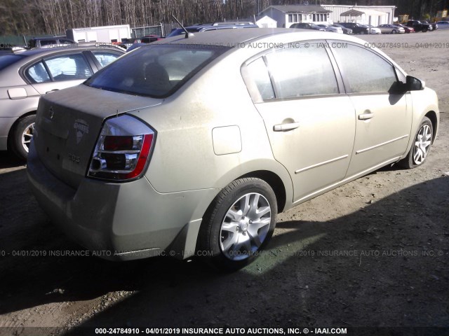 3N1AB61E57L663009 - 2007 NISSAN SENTRA 2.0/2.0S/2.0SL GOLD photo 4