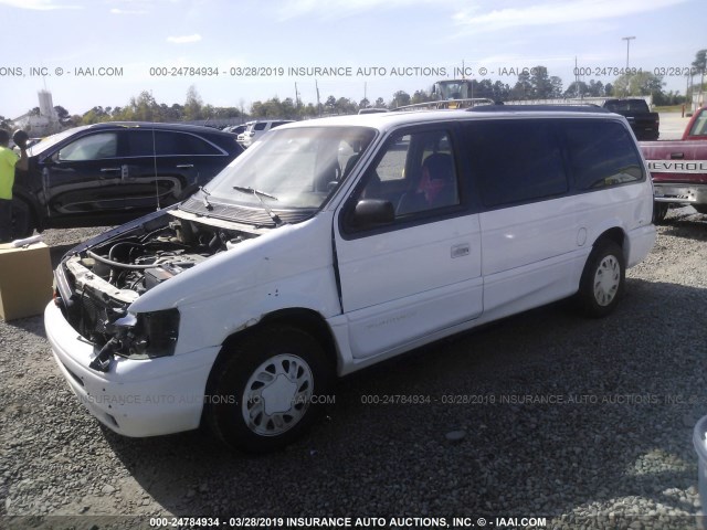 1B4GH54L5RX314401 - 1994 DODGE GRAND CARAVAN LE/ES WHITE photo 2