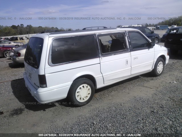 1B4GH54L5RX314401 - 1994 DODGE GRAND CARAVAN LE/ES WHITE photo 4