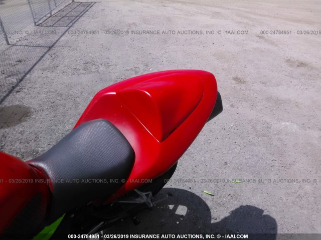 JKBZXJC196A043046 - 2006 KAWASAKI ZX636 C1 RED photo 6