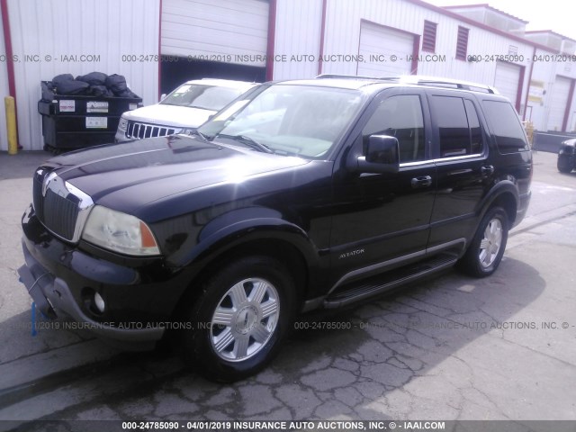 5LMEU68H03ZJ01572 - 2003 LINCOLN AVIATOR 黑色 照片 2