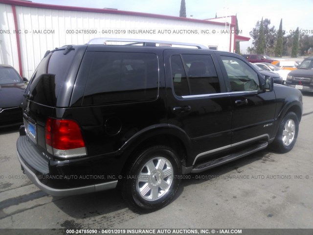5LMEU68H03ZJ01572 - 2003 LINCOLN AVIATOR 黑色 照片 4