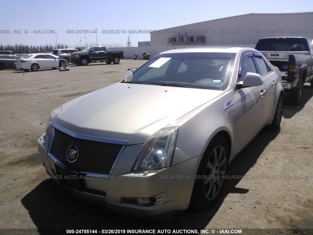 1G6DU57VX90161038 - 2009 CADILLAC CTS HI FEATURE V6 GOLD photo 2